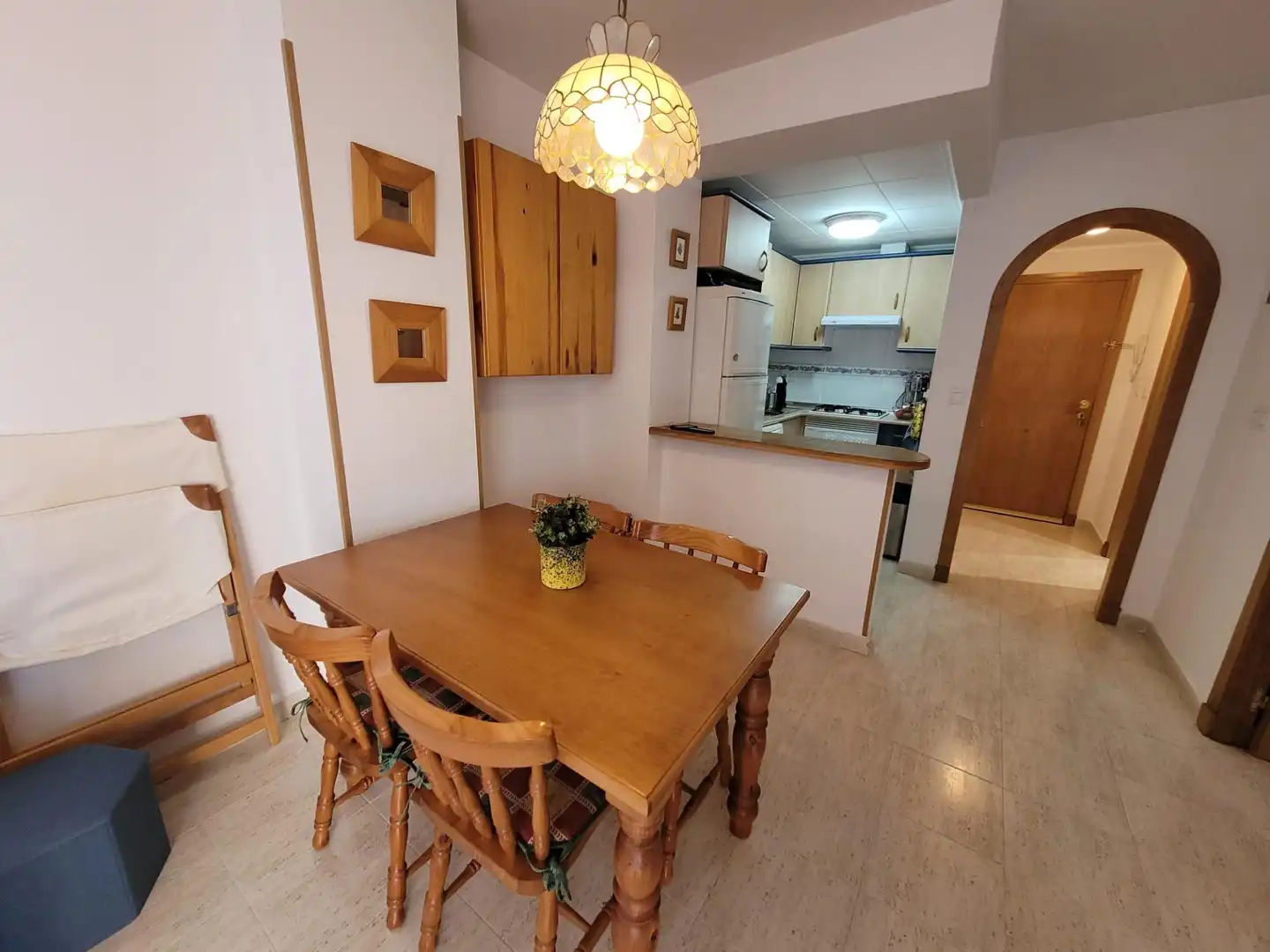 Comedor de Apartamento en venta en Alicante / Alacant con Aire acondicionado, Calefacción y Jardín privado