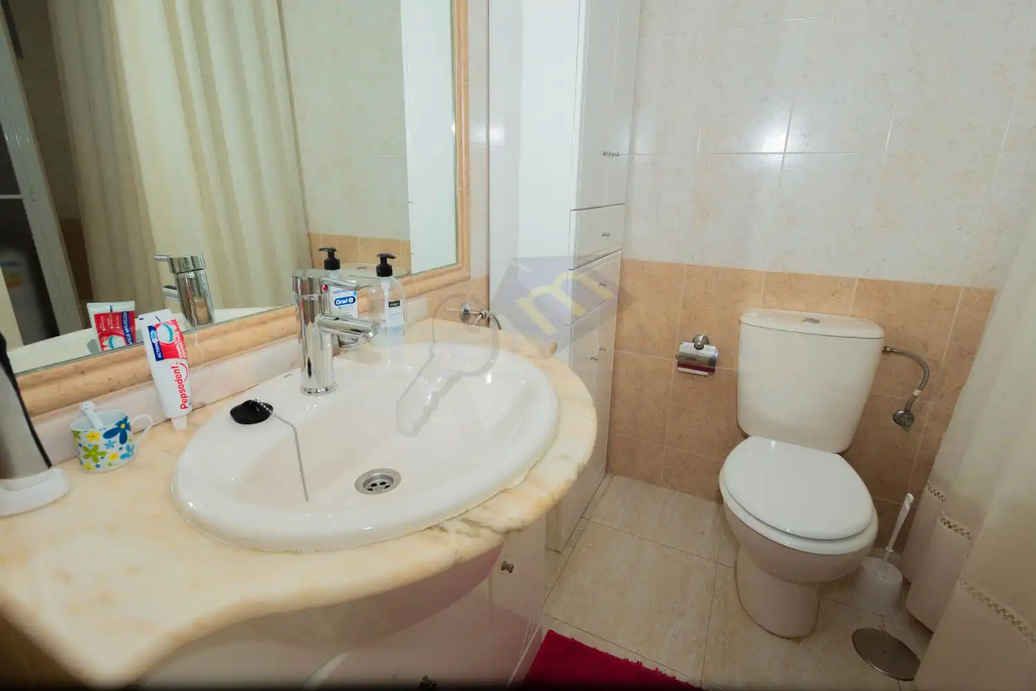 Baño de Apartamento en venta en Calpe / Calp con Terraza, Amueblado y Piscina comunitaria