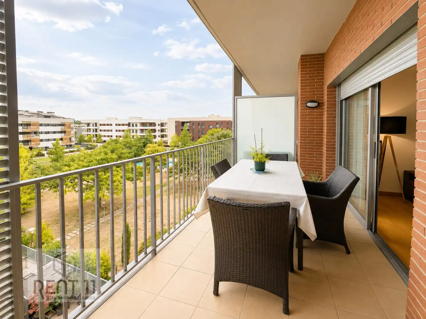 Terrace of Flat for sale in Girona  with Air Conditioner, Heating and Terrace