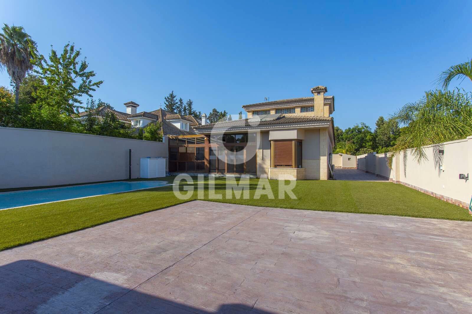 Jardín de Casa o chalet en venta en Jerez de la Frontera con Aire acondicionado, Calefacción y Jardín privado
