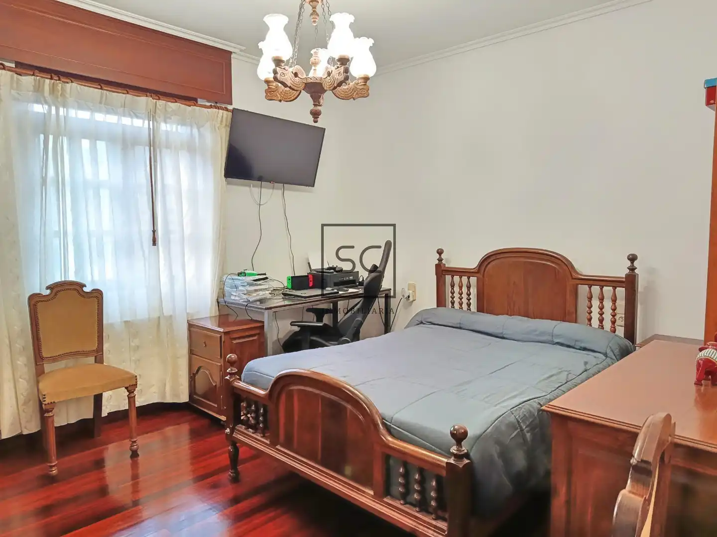 Bedroom of Houses for sale in Narón  with Heating, Private garden and Terrace
