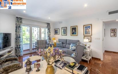 Living room of Flat for sale in  Granada Capital  with Air Conditioner, Heating and Parquet flooring