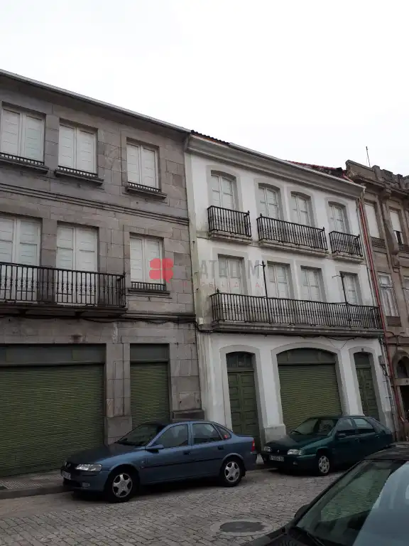 Vista exterior de Casa adosada en venta en Negreira con Terraza