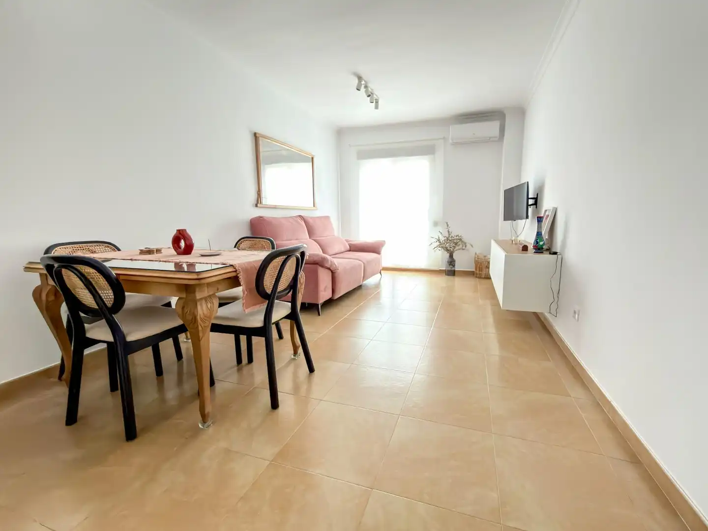 Sala de estar de Piso en venta en Rafelbuñol / Rafelbunyol con Aire acondicionado y Balcón