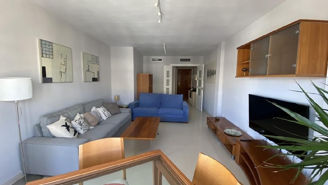 Sala d'estar de Pis de lloguer en Málaga Capital amb Terrassa i Moblat