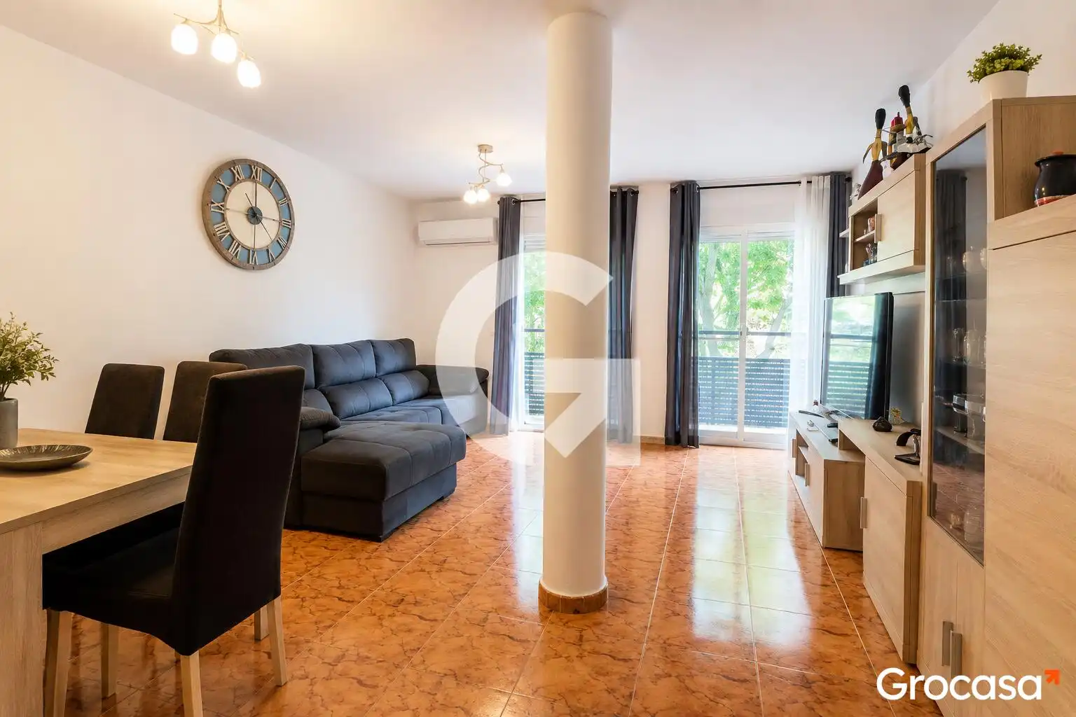 Living room of Detached homes for sale in Sagunto / Sagunt  with Air Conditioner, Terrace and Balcony