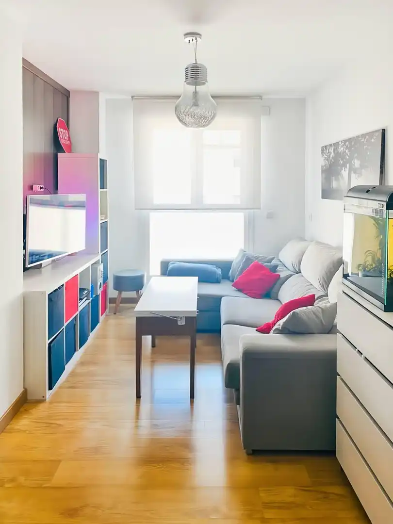 Living room of Flat for sale in Cáceres  with Storage room and Furnished
