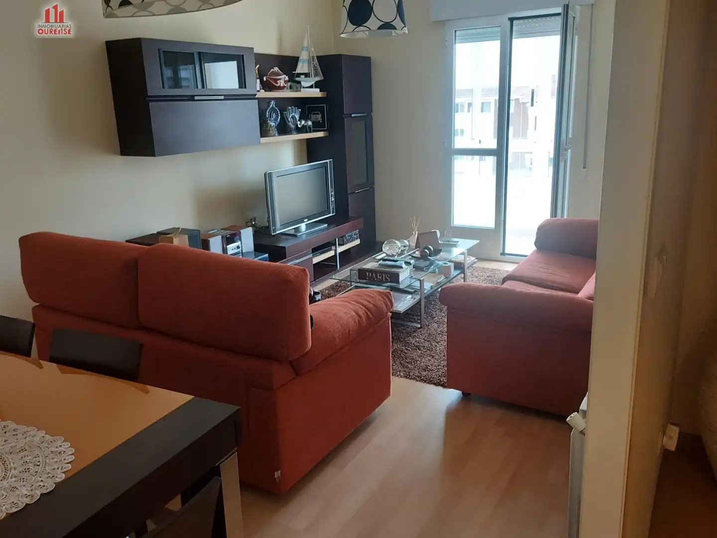 Sala de estar de Piso en venta en Ourense Capital  con Calefacción y Balcón