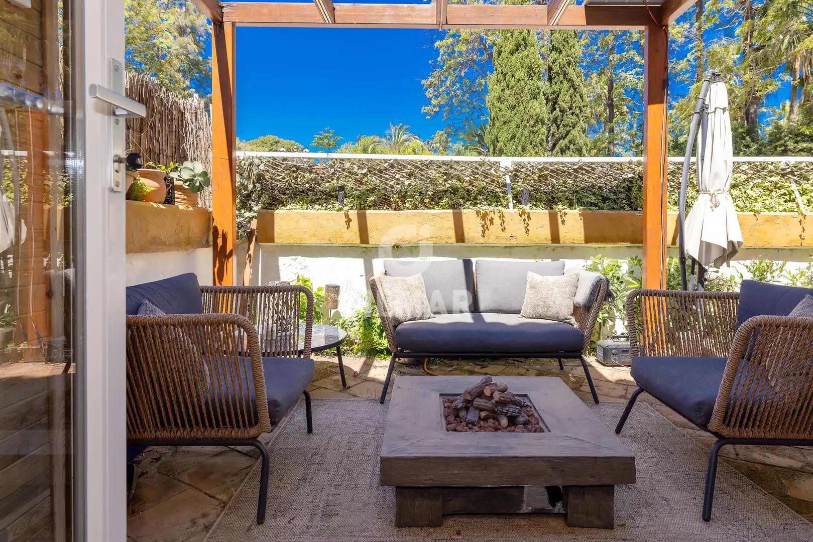 Terraza de Casa adosada en venta en Marbella con Calefacción, Piscina y Amueblado