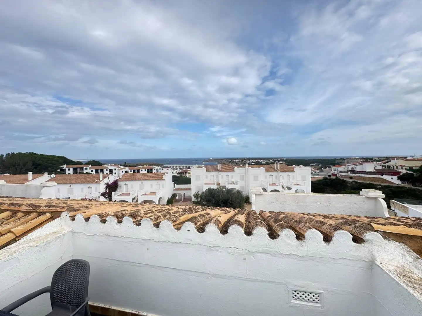 Vista exterior de Apartament en venda en Es Mercadal amb Jardí privat, Moblat i Balcó