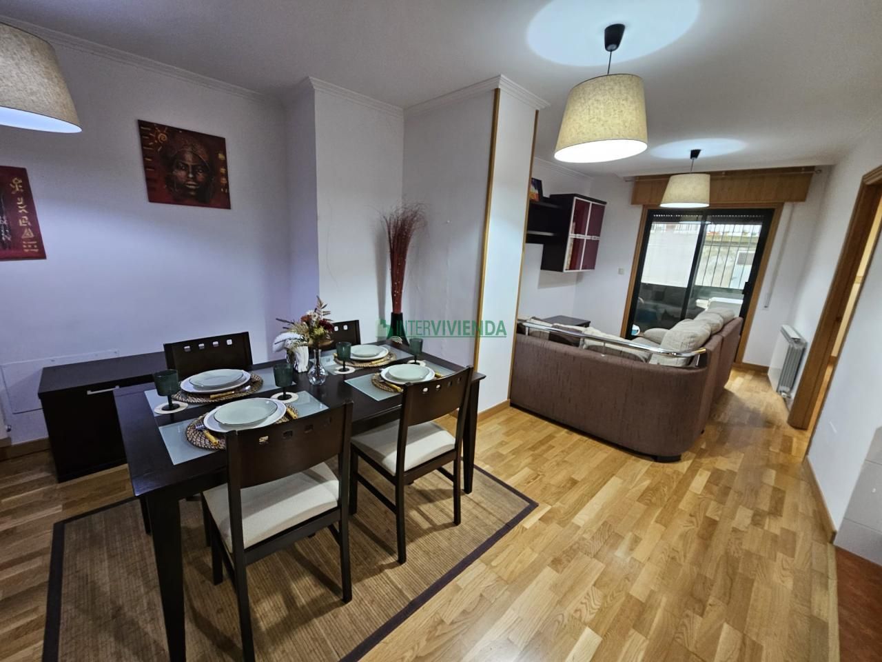 Habitación de Piso en venta en A Cañiza   con Calefacción, Parquet y Terraza