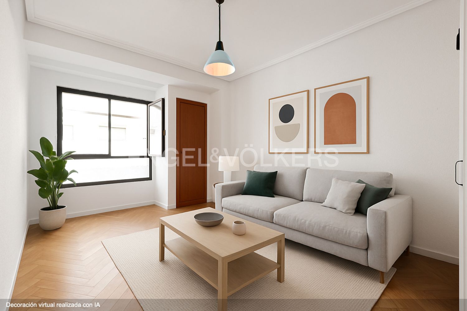 Sala d'estar de Apartament en venda en  Valencia Capital amb Calefacció i Balcó