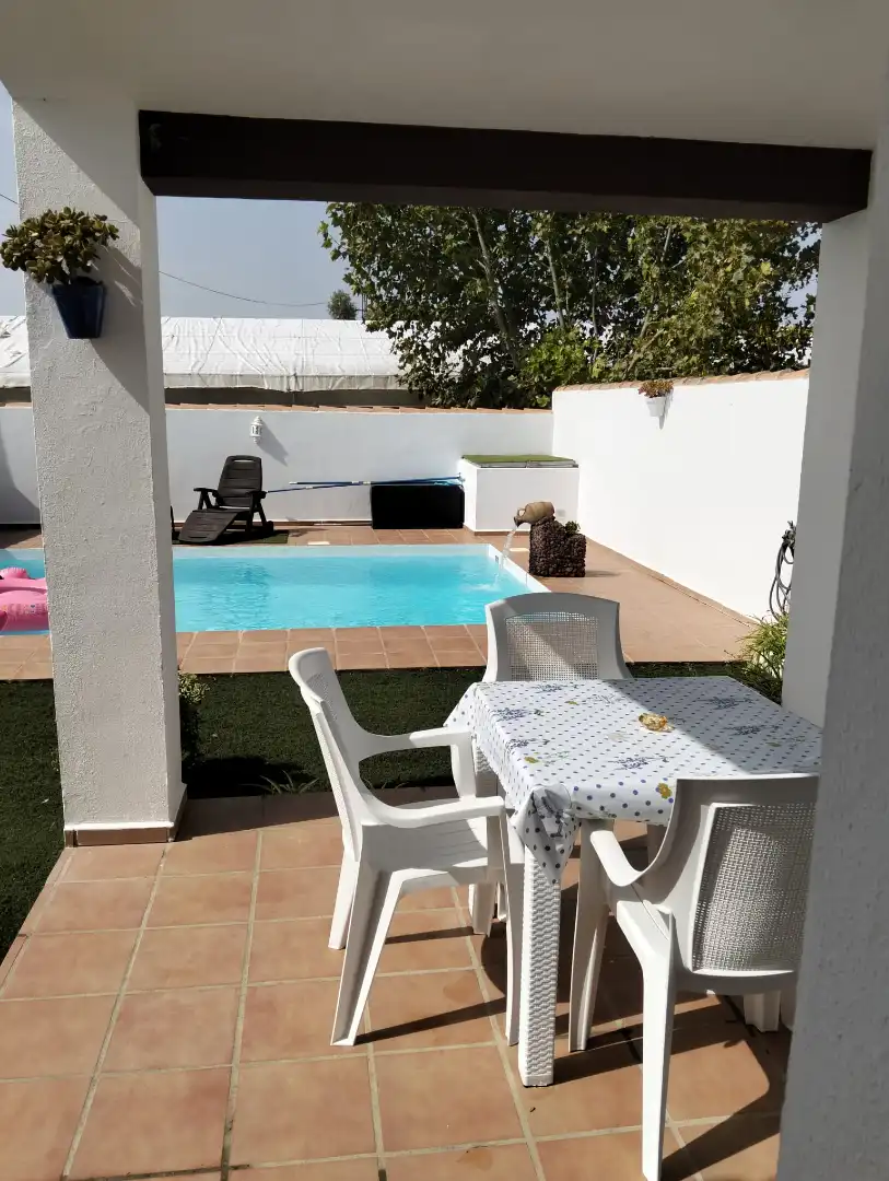 Schwimmbecken von Haus oder Chalet zur Miete in Conil de la Frontera mit Klimaanlage, Schwimmbad und Möbliert