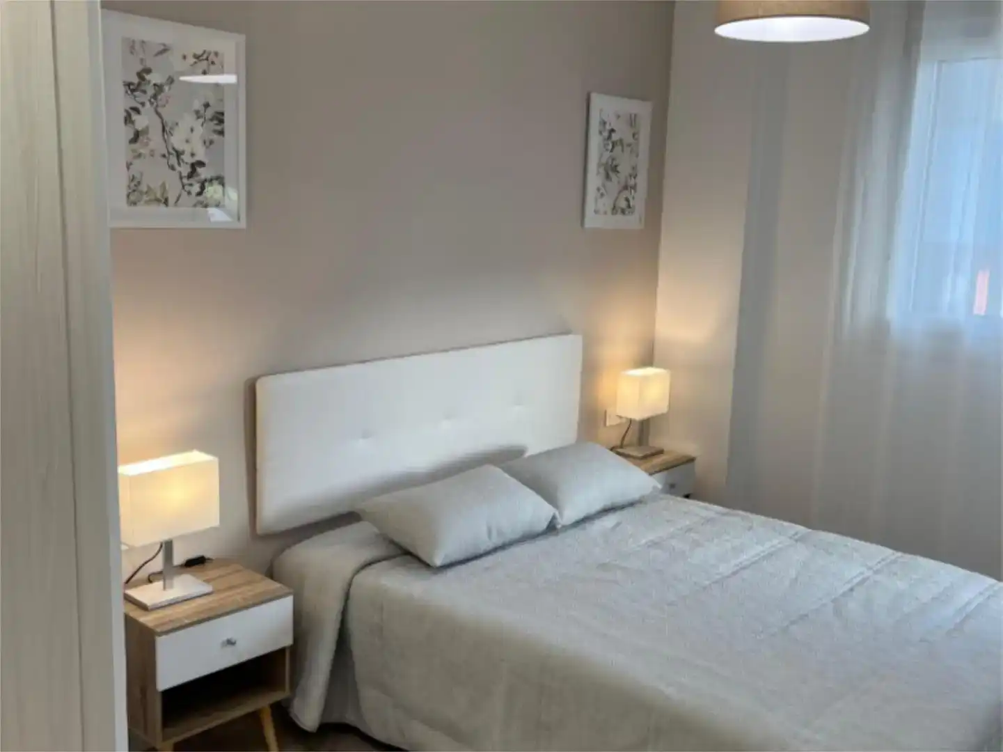 Schlafzimmer von Wohnung zur Miete in Fraga mit Klimaanlage und Balkon