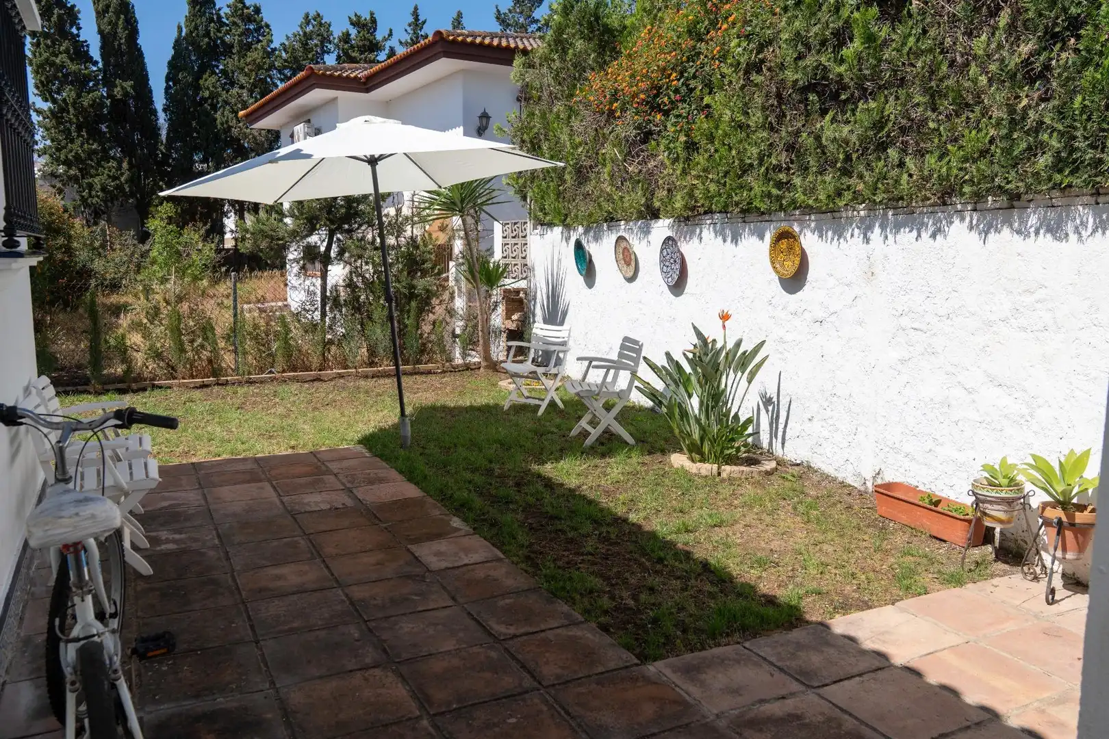 Jardín de Casa adosada en venta en Almonte con Terraza, Trastero y Balcón
