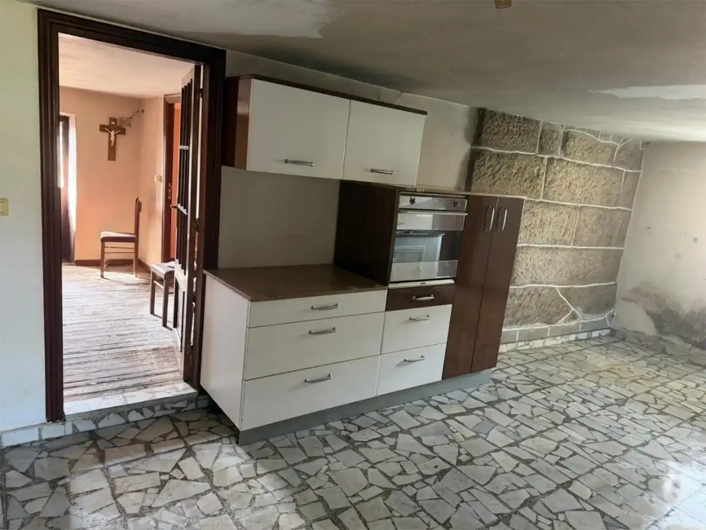 Cuina de Casa o xalet en venda en Poio amb Balcó