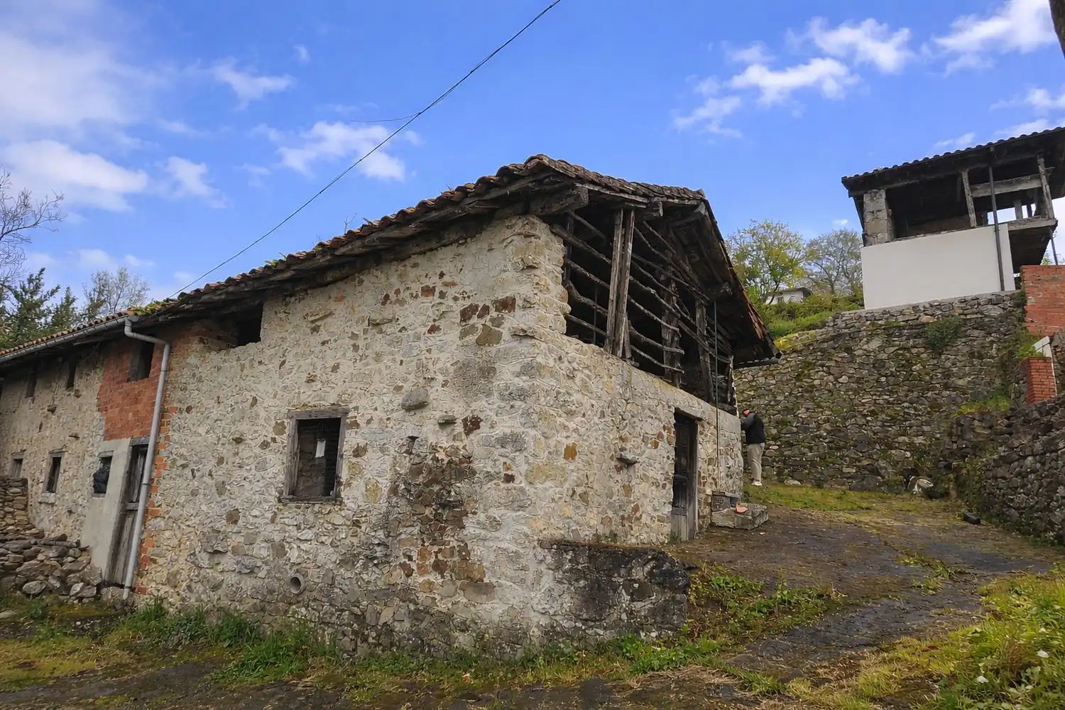 Vista exterior de Casa o chalet en venta en Piloña con Piscina