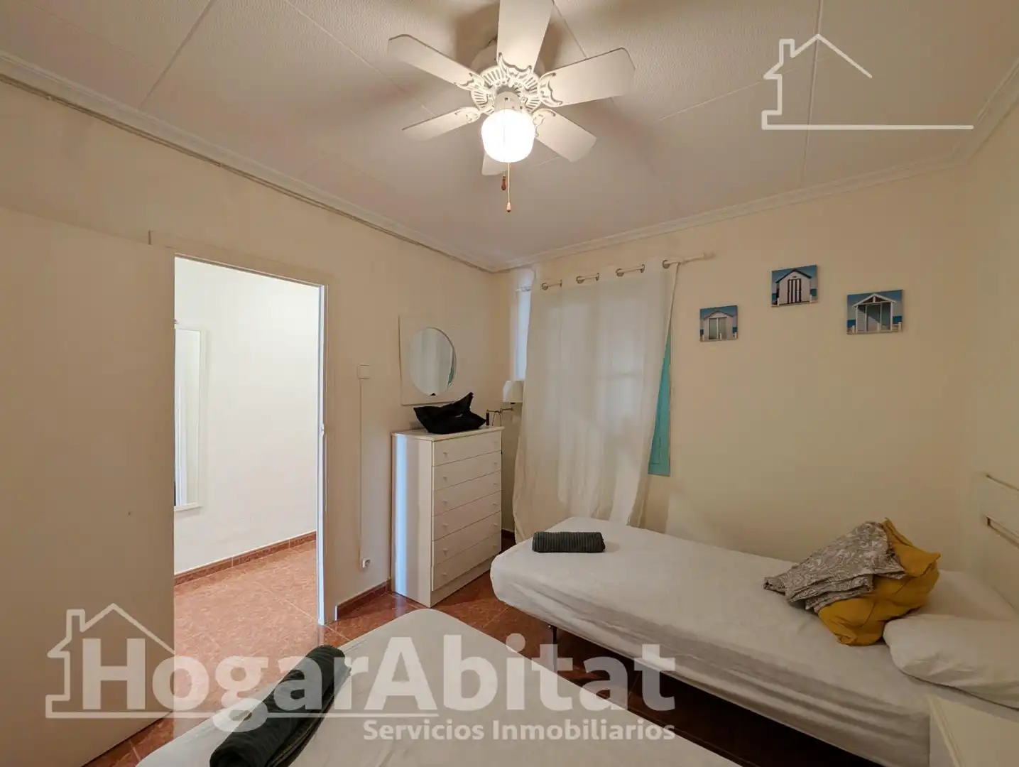Schlafzimmer von Wohnung zum Verkauf in Santa Pola mit Klimaanlage, Heizung und Möbliert
