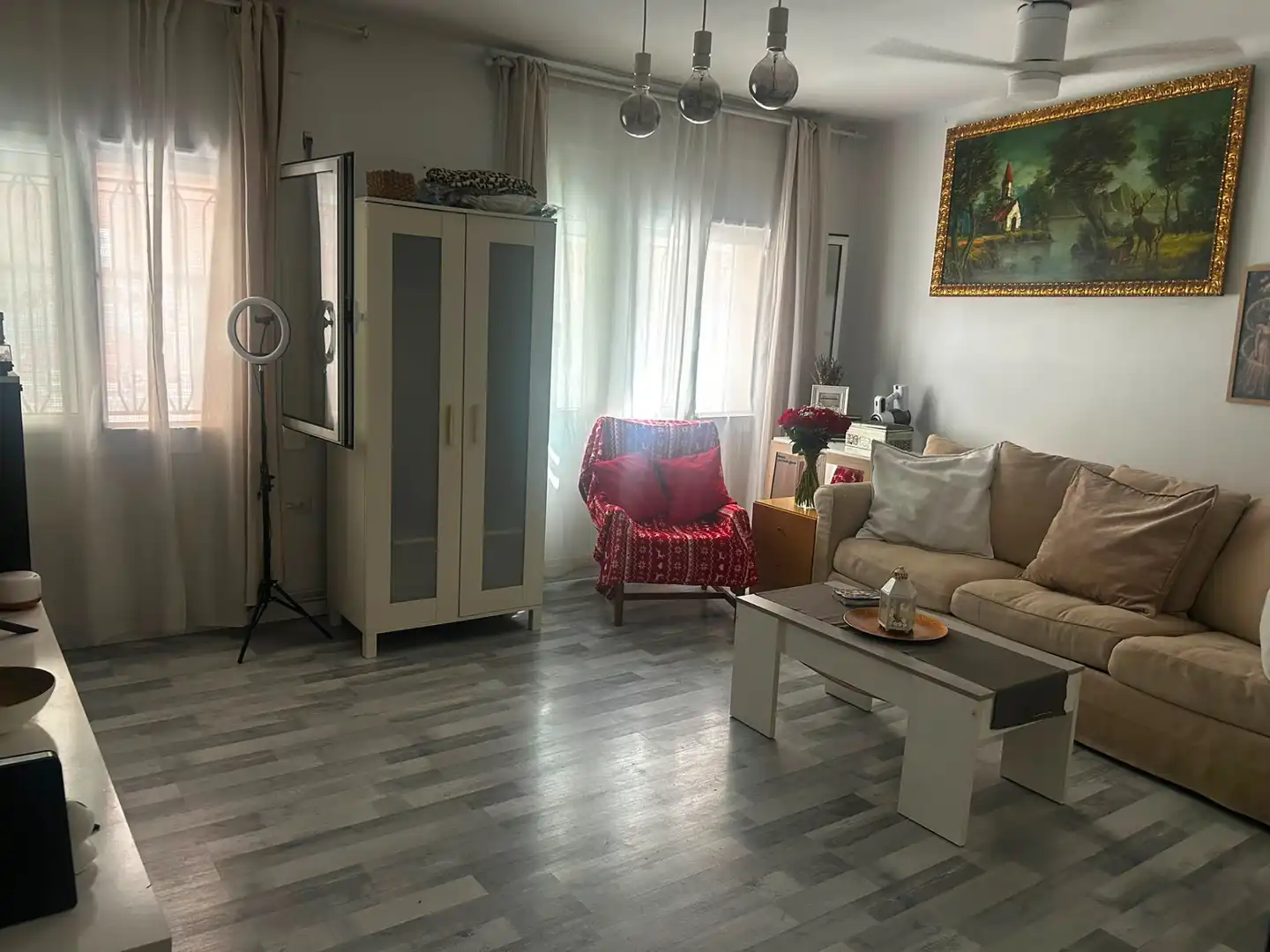 Sala d'estar de Pis en venda en Les Franqueses del Vallès amb Aire condicionat i Forn