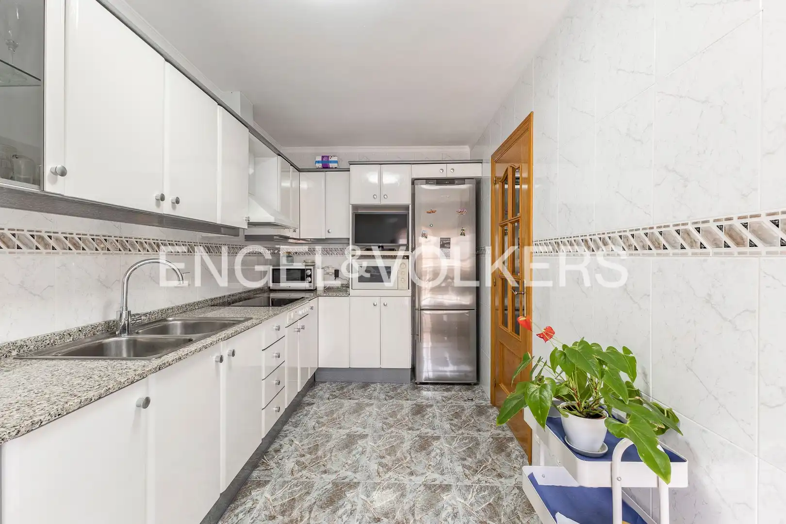 Cocina de Casa o chalet en venta en Barcelona con Calefacción, Parquet y Balcón