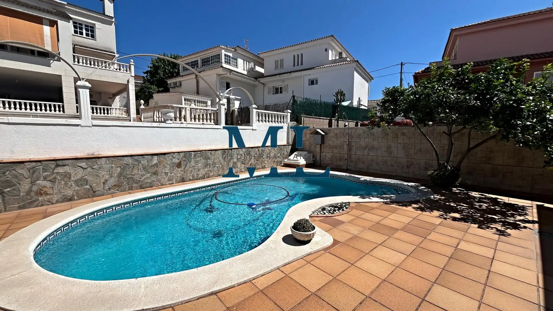 Piscina de Casa adosada en venda en Sant Pere de Ribes amb Calefacció i Piscina