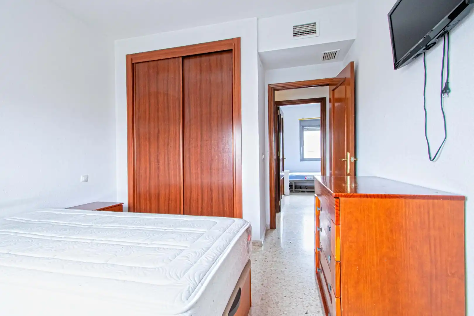Bedroom of Flat for sale in Sevilla  with Air Conditioner, Storage room and Balcony