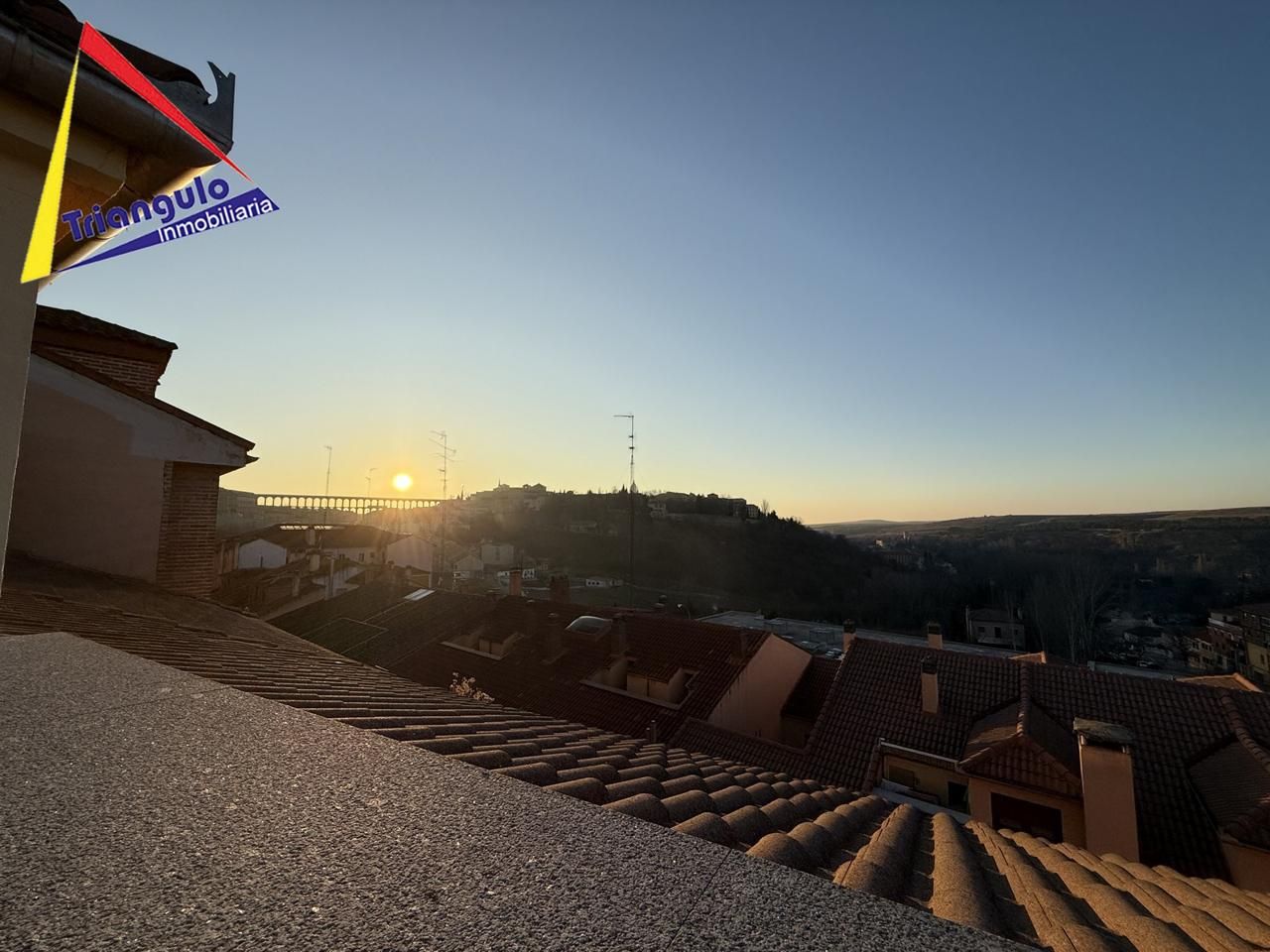 Exterior view of Attic for sale in Segovia Capital  with Heating, Parquet flooring and Terrace