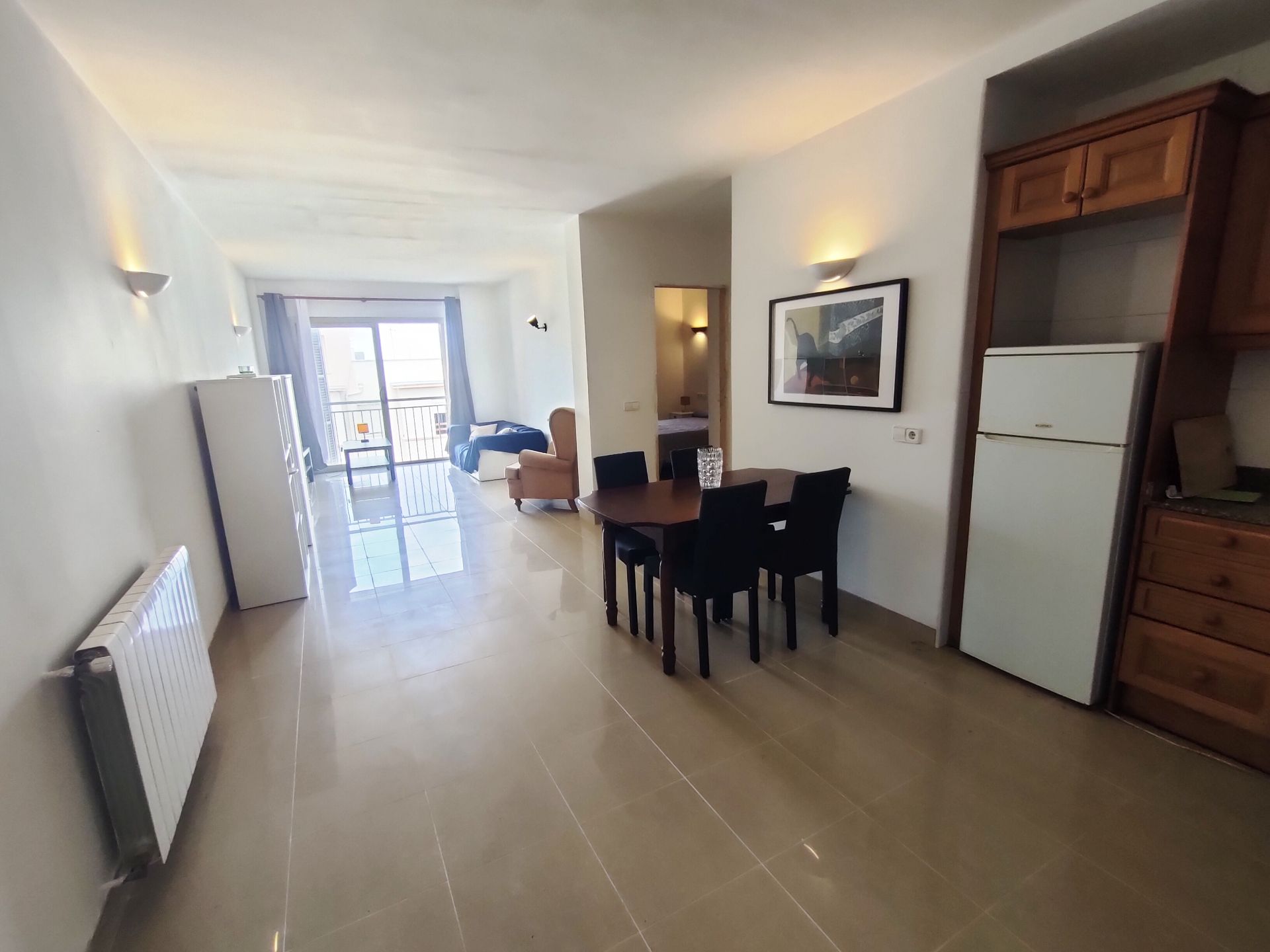 Sala d'estar de Apartament de lloguer en  Palma de Mallorca amb Aire condicionat, Calefacció i Moblat