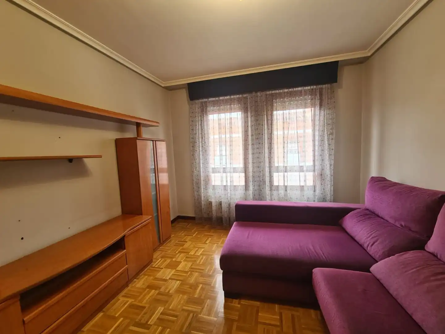 Sala de estar de Apartamento en venta en Miranda de Ebro con Calefacción, Parquet y Terraza