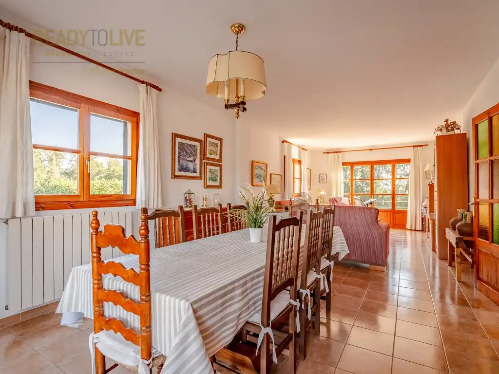 Comedor de Finca rústica en venta en Sa Pobla con Calefacción, Jardín privado y Balcón
