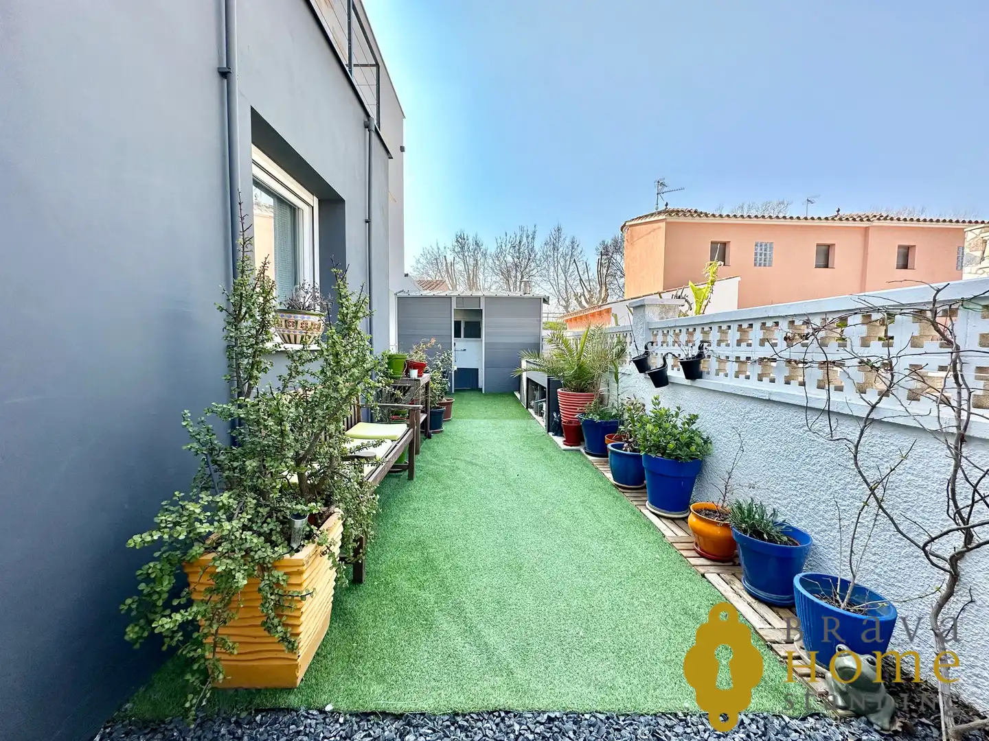 Terrasse von Haus oder Chalet zum Verkauf in Empuriabrava mit Klimaanlage, Heizung und Privatgarten