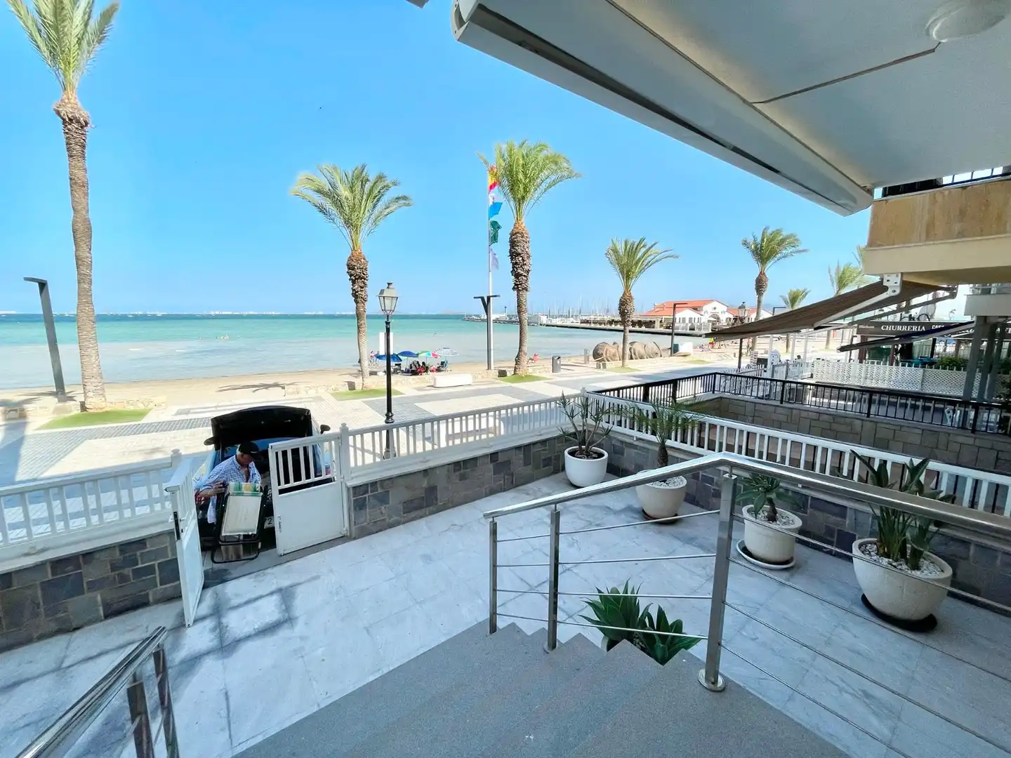Terrassa de Casa o xalet de lloguer en Los Alcázares amb Aire condicionat, Moblat i Rentadora