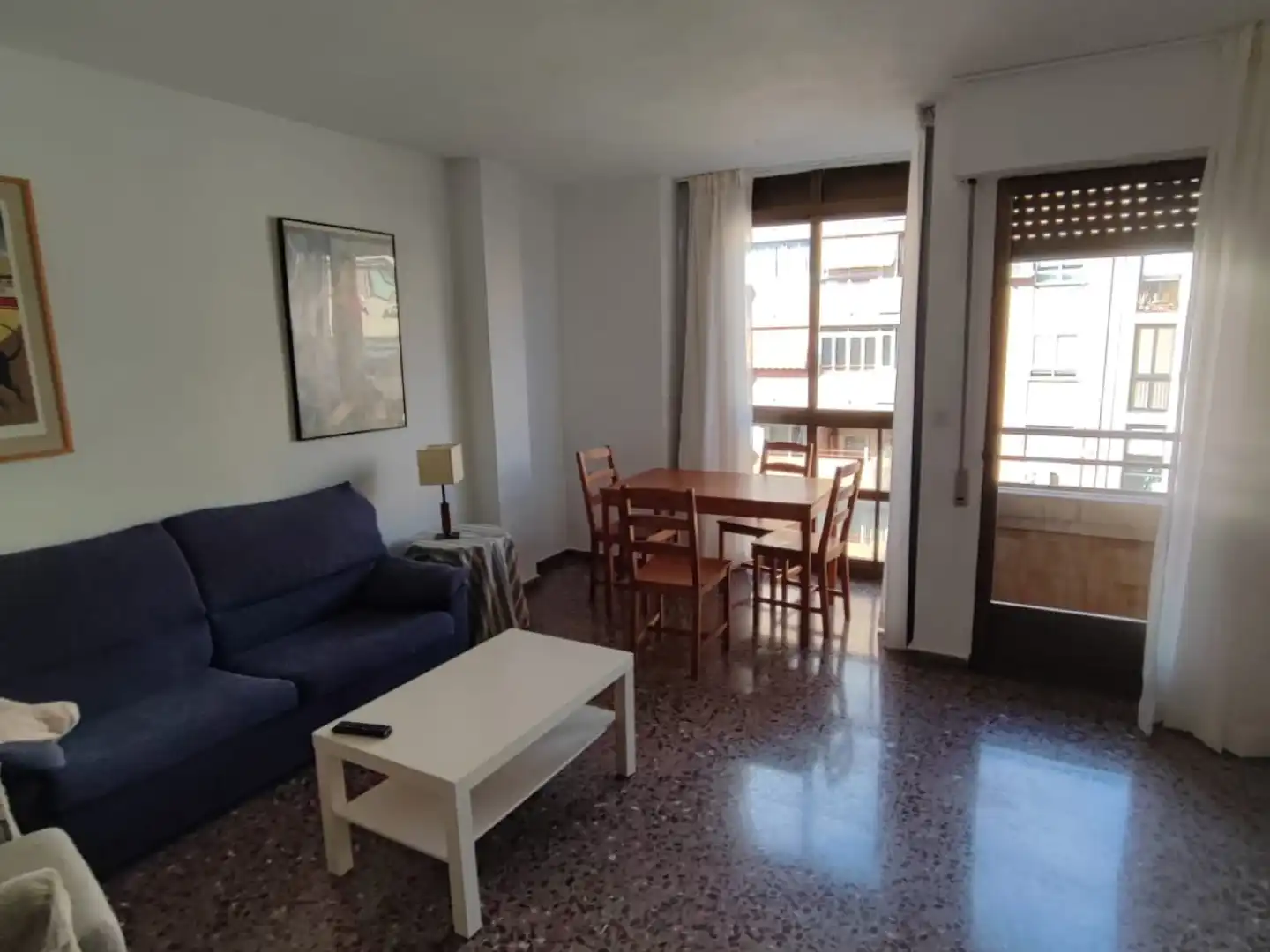 Sala d'estar de Pis en venda en Murcia amb Rentadora i Balcó