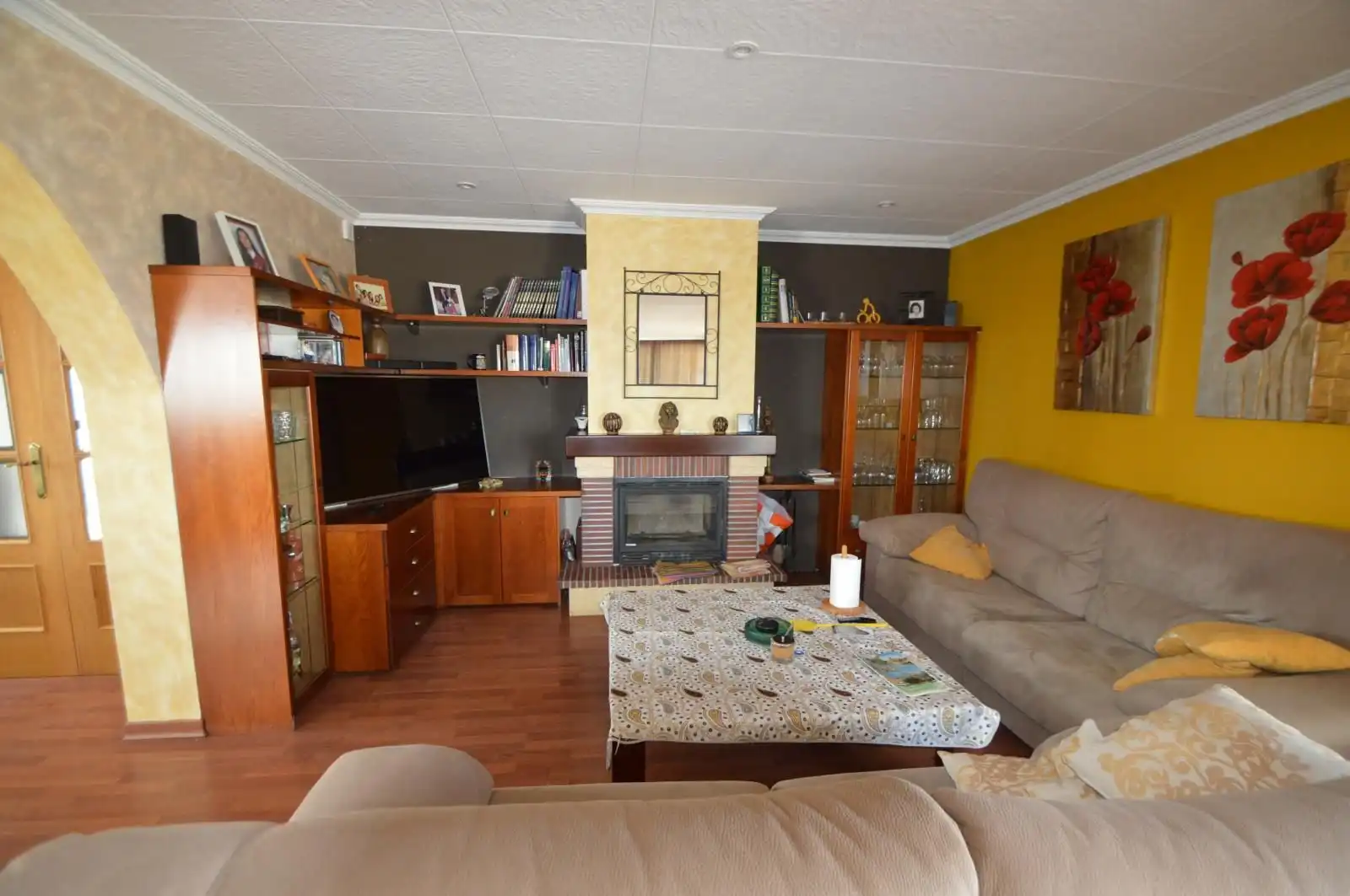Sala de estar de Casa o chalet en venta en Vinaròs con Aire acondicionado, Jardín privado y Terraza
