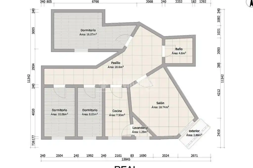 Wohnung zum Verkauf in Vícar mit Klimaanlage und Terrasse