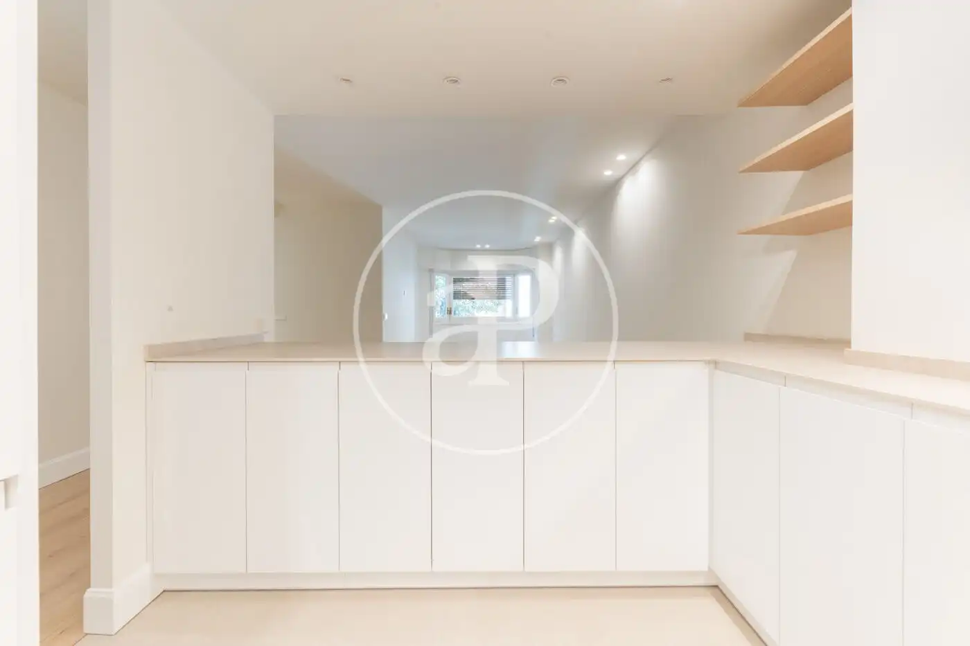 Küche von Wohnung zur Miete in Madrid mit Klimaanlage, Heizung und Privatgarten