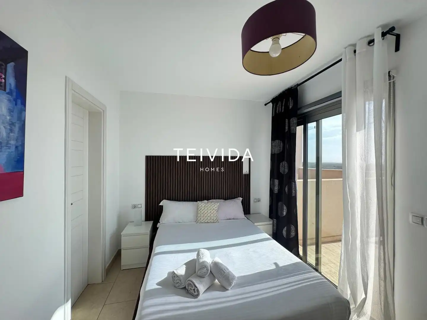 Bedroom of Attic for rent in Arona  with Terrace, Swimming Pool and Furnished