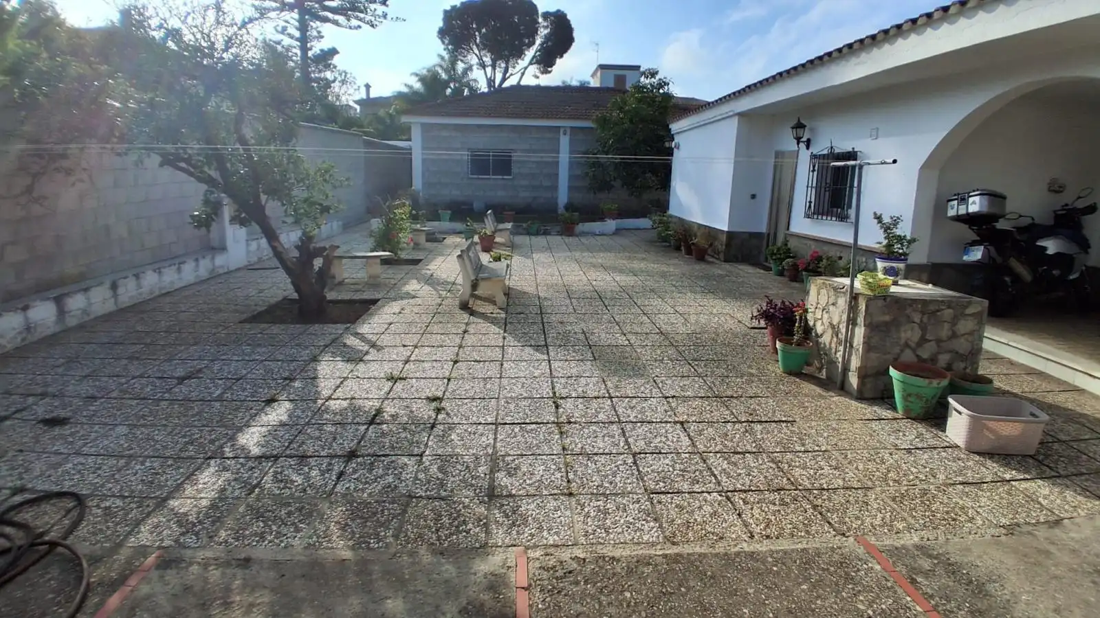 Jardín de Casa o chalet en venta en Chiclana de la Frontera con Jardín privado