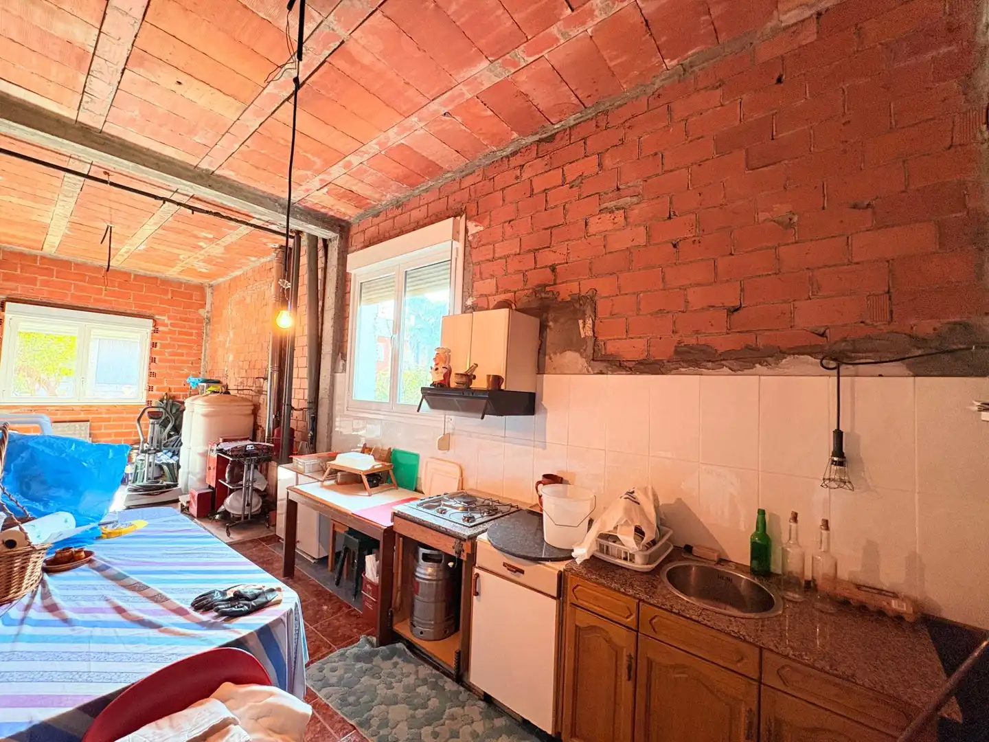 Cocina de Casa o chalet en venta en Ponferrada con Calefacción, Jardín privado y Terraza