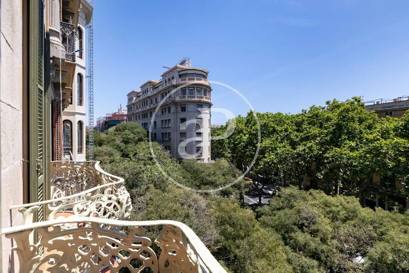 Außenansicht von Wohnung zur Miete in Barcelona mit Klimaanlage, Heizung und Möbliert