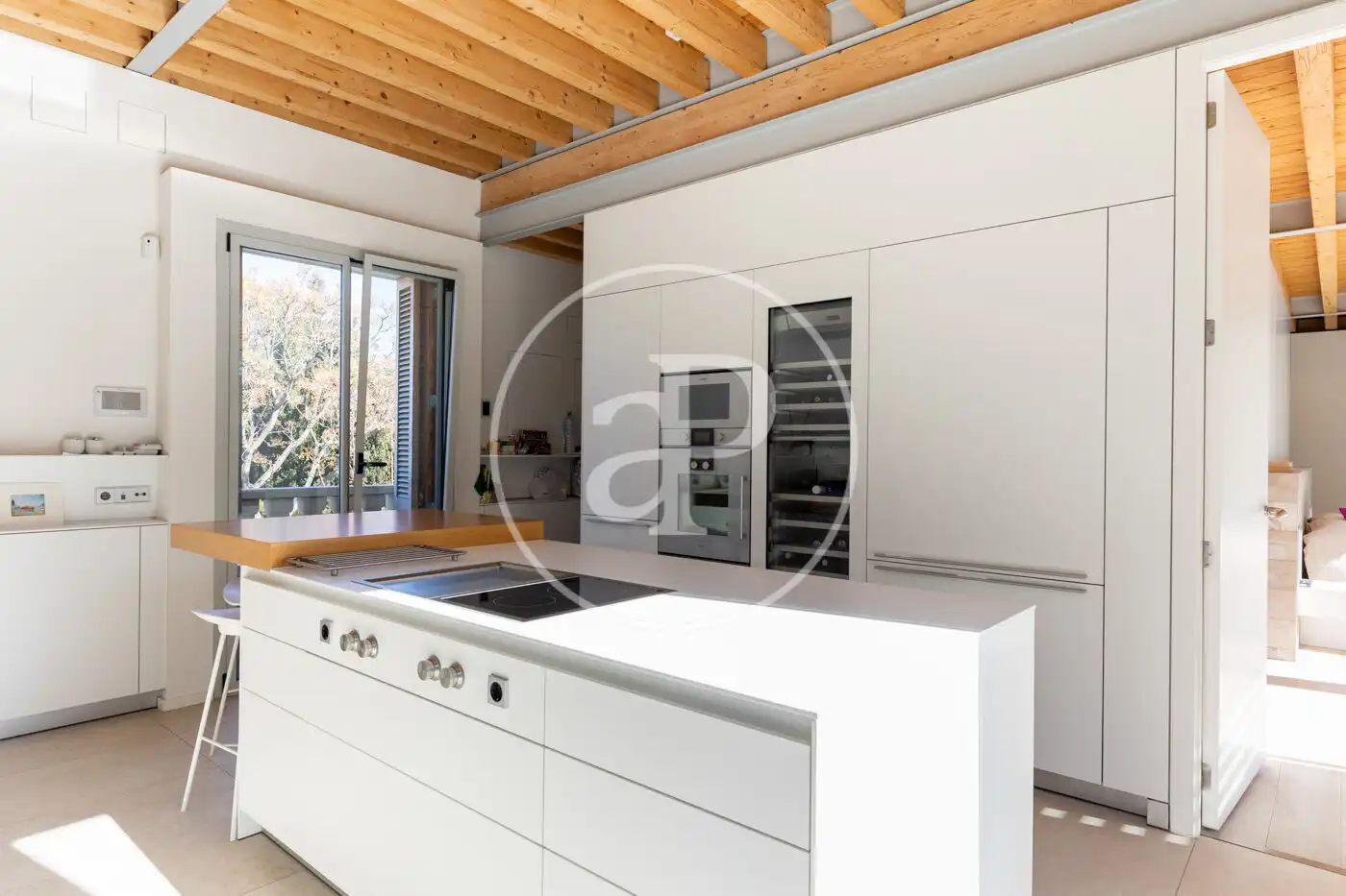 Kitchen of Houses for sale in Sant Cugat del Vallès  with Air Conditioner, Heating and Private garden