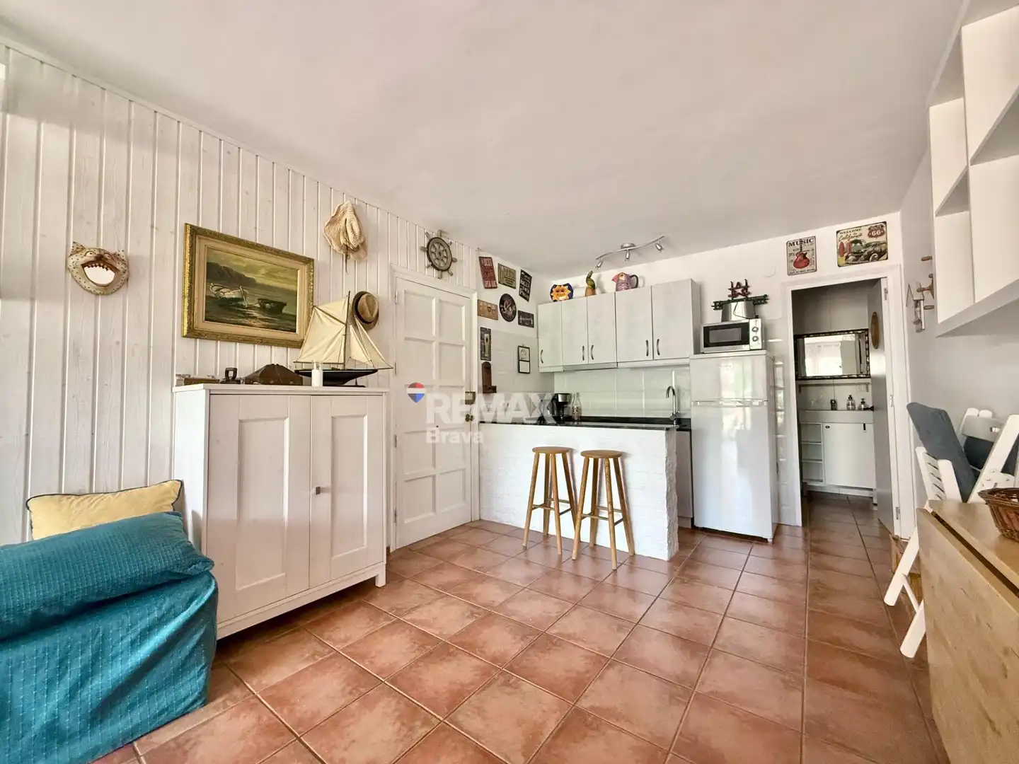 Cuina de Apartament en venda en Tossa de Mar amb Jardí privat, Balcó i Piscina comunitària