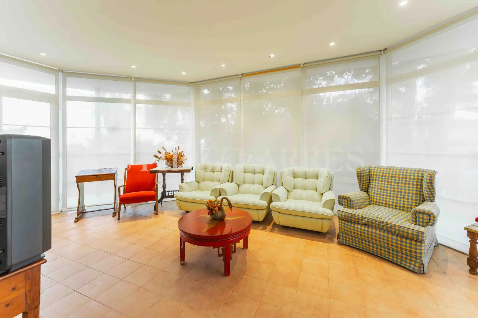 Sala de estar de Casa o chalet en venta en Canet de Mar con Aire acondicionado, Calefacción y Jardín privado