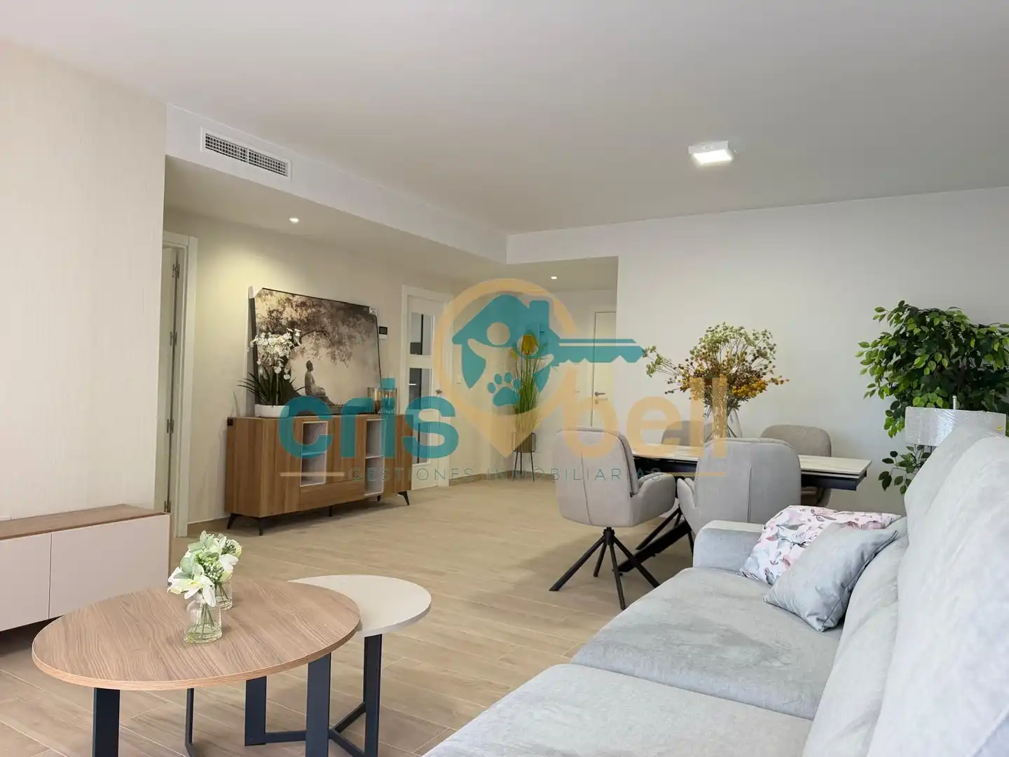 Sala de estar de Piso en venta en Lorca con Aire acondicionado, Calefacción y Jardín privado