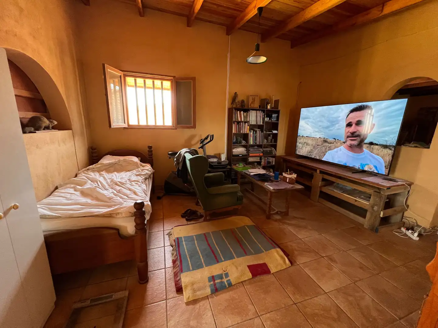 Sala d'estar de Finca rústica en venda en Tuineje amb Jardí privat, Terrassa i Traster