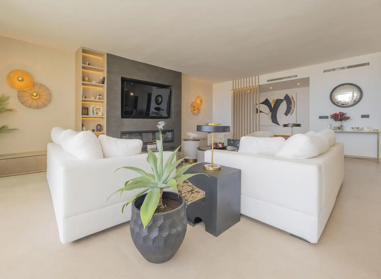 Sala d'estar de Dúplex en venda en Benalmádena amb Aire condicionat, Calefacció i Terrassa
