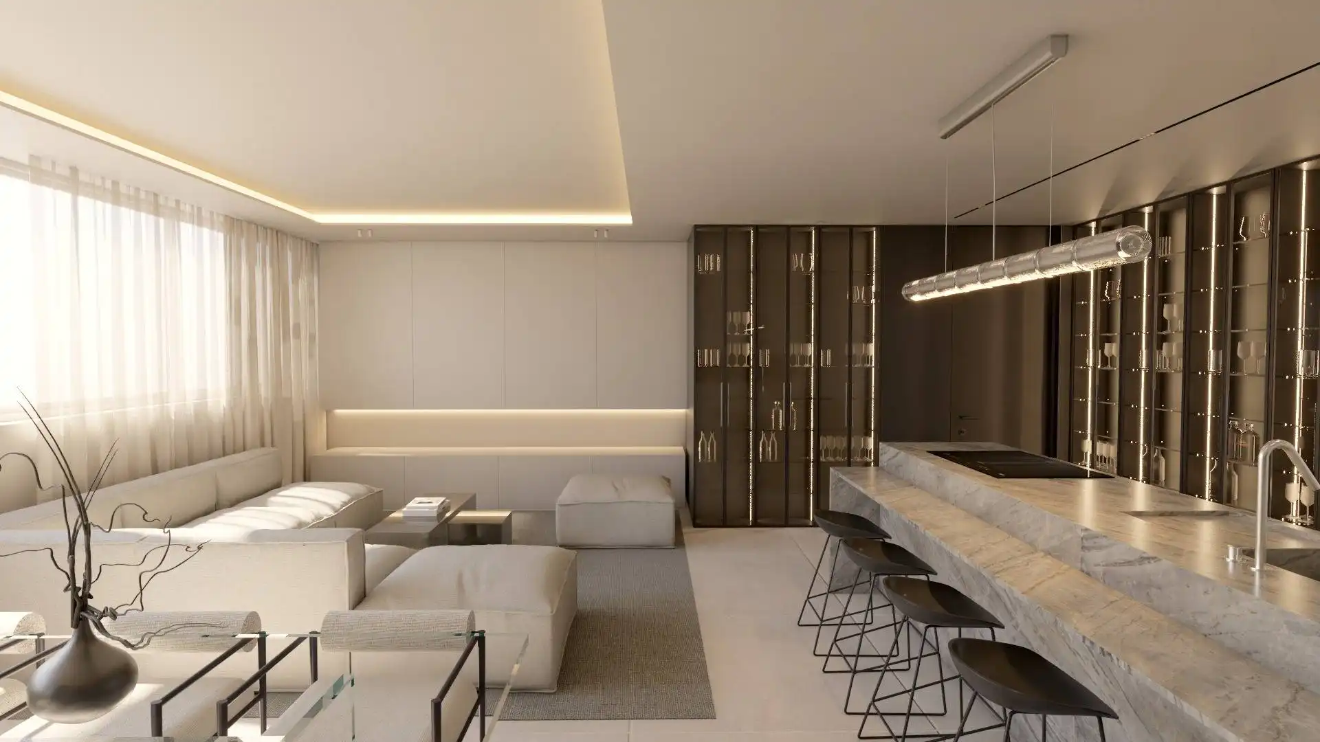 Sala de estar de Ático en venta en Las Palmas de Gran Canaria