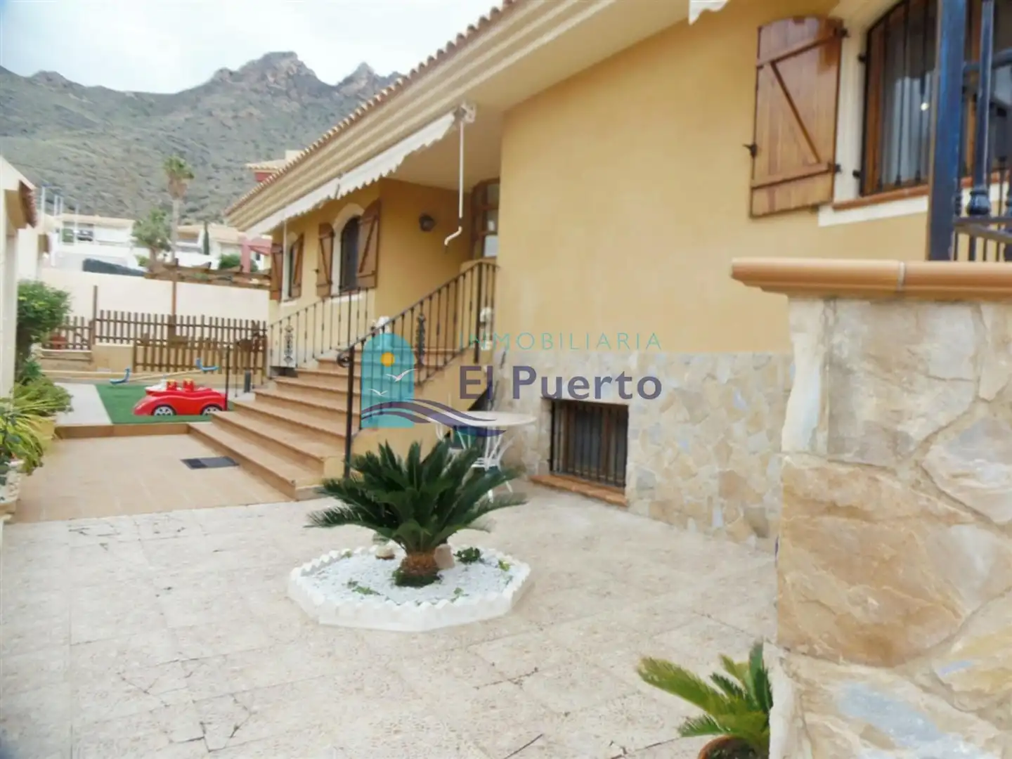 Vista exterior de Casa o chalet en venta en Mazarrón con Calefacción, Jardín privado y Terraza