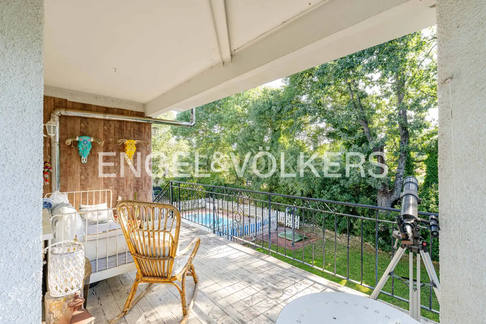 Terrassa de Casa o xalet en venda en El Escorial amb Calefacció, Jardí privat i Parquet