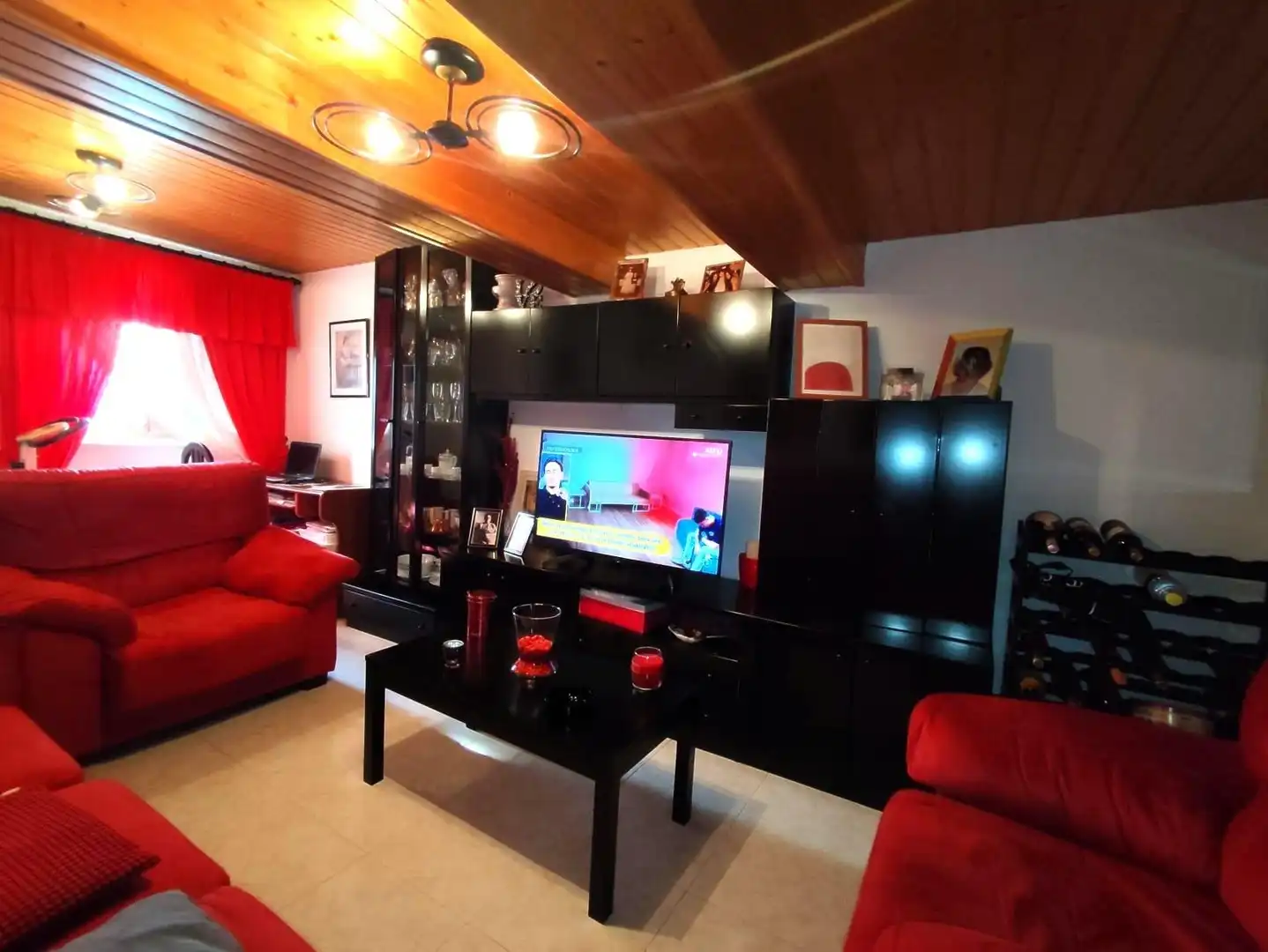 Sala de estar de Casa o chalet en venta en Villaescusa (Cantabria) con Jardín privado, Trastero y Balcón